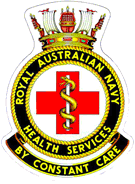 Navy Health Services badge.