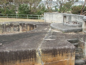 The fortifications at South Head as they were in September 2009.