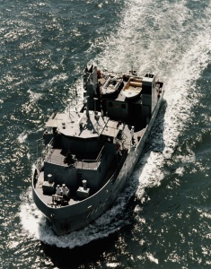 MSA Brolga saw operational service off Bougainville, supporting the Peace Monitoring Group during Operation BELISI.