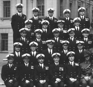 Coronation Contingent - William Allan, front row, third from the left.