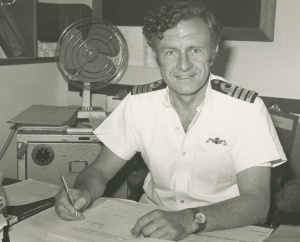 Captain WL Owen, RAN, the first Commanding Officer of HMAS Platypus.