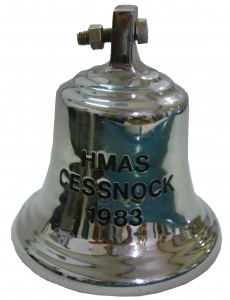 HMAS Cessnock's ship's bell.