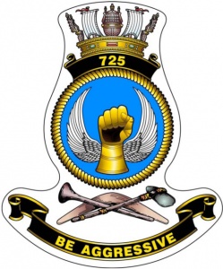 The 725 Squadron badge.