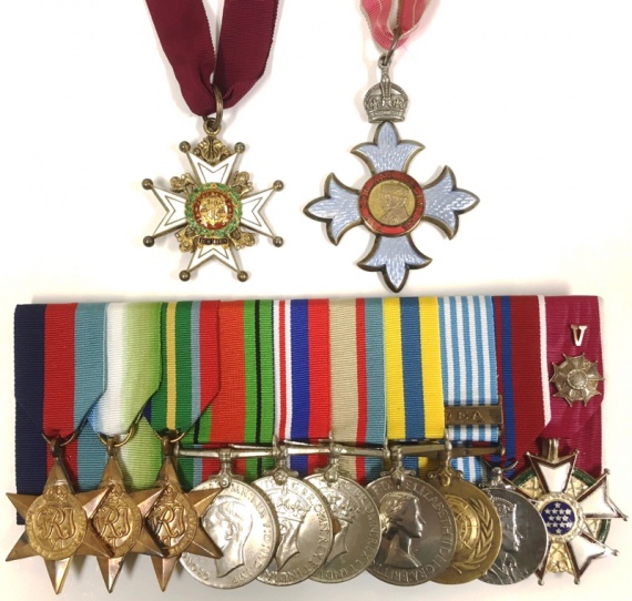 RADM Harries decorations and medals now held in the Fleet Air Arm museum, Nowra, NSW.