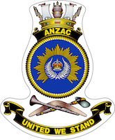 HMAS Anzac (II) Badge
