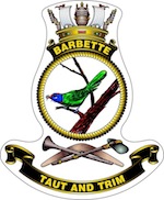 HMAS Barbette Badge