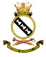 HMAS Bunbury (II) Badge