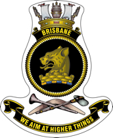 HMAS Brisbane (II) Badge 