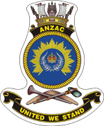 HMAS Anzac Badge