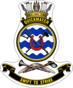 HMAS Quickmatch Badge