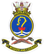 HMAS Shepparton (II) ships badge