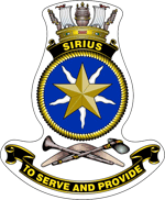 HMAS Sirius ships badge