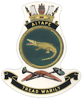 HMAS Aitape Badge