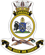 HMAS Canberra (III) ship's badge