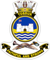 HMAS Tobruk (II) ship badge