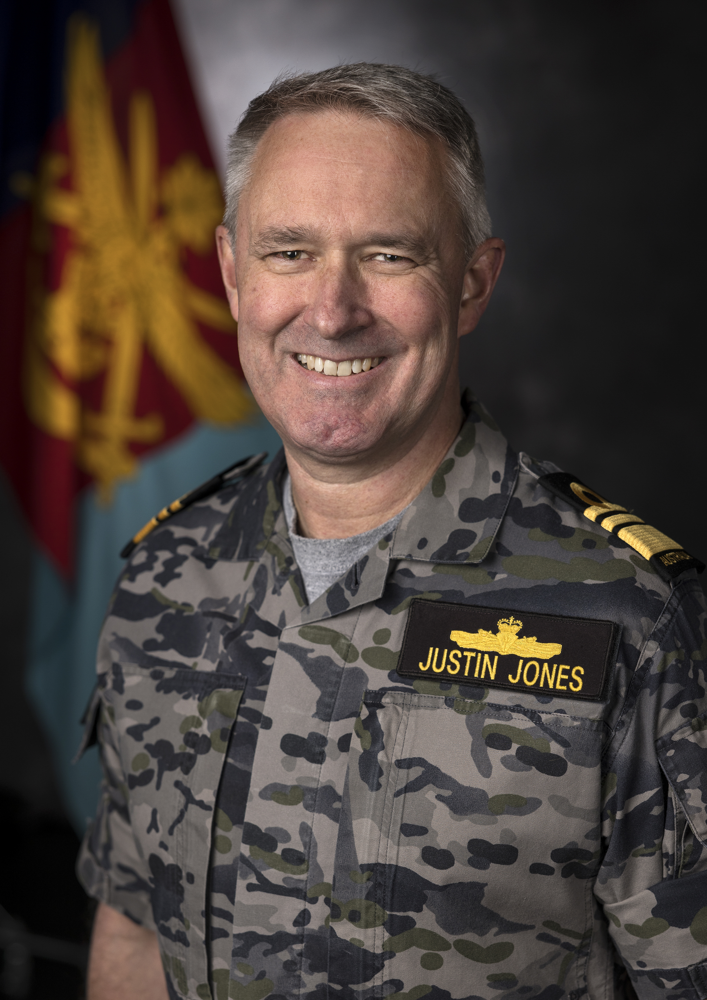 Official Portrait of Vice Admiral Justin Jones