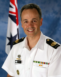 James Levay as Warrant Officer of the Navy in 2005