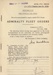 Admiralty Fleet Orders 1945 - 3715-3830