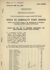 Admiralty Fleet Orders 1945 - 3832