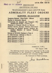 Admiralty Fleet Orders 1945 - 4226-4247