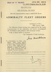 Admiralty Fleet Orders 1945 - 4831-4995