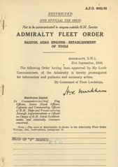 Admiralty Fleet Orders 1944 - 4985