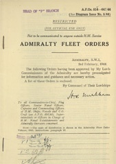 Admiralty Fleet Orders 1944 - 514-647