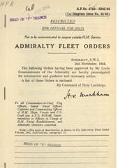 Admiralty Fleet Orders 1944 - 5723-5842