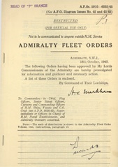 Admiralty Fleet Orders 1945 - 5910-6032