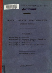 Naval Staff Monographs Vol I