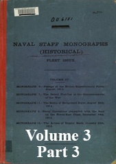 Naval Staff Monographs Vol III part 3