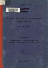 Naval Staff Monographs Vol IV