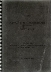 Naval Staff Monographs Vol VII