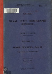 Naval Staff Monographs Vol XI