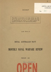 Royal Australian Navy Monthly Naval Warfare Review - February 1945