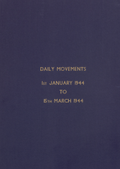 Daily Movement Summaries - January 1944