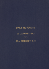 Daily Movement Summaries - January 1942