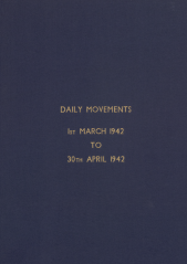 Daily Movement Summaries - March 1942