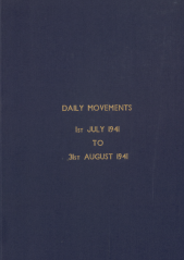 Daily Movement Summaries - July 1941