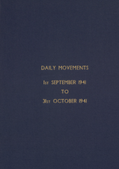 Daily Movement Summaries - September 1941