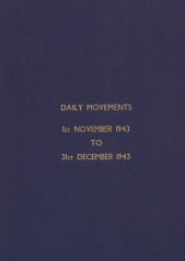 Daily Movement Summaries - November 1943