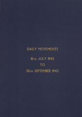 Daily Movement Summaries - July 1942