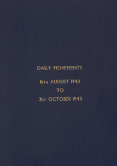 Daily Movement Summaries - August 1943