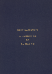 Daily Operational Narratives - January 1941