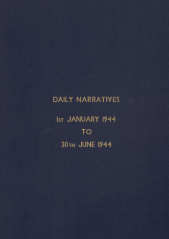 Daily Operational Narratives - January 1944