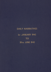 Daily Operational Narratives - January 1945