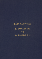 Daily Operational Narratives - January 1948