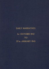 Daily Operational Narratives - October 1942