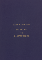 Daily Operational Narratives - May 1941