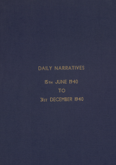 Daily Operational Narratives - June 1940